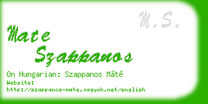 mate szappanos business card